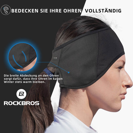 ROCKBROS Winter Thermo Radfahren Ohrwärmer Stirnbänder für Männer Frauen (Fahrrad Mütze) kaufen bei Linkreich – Jetzt entdecken!