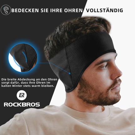 ROCKBROS Winter Thermo Radfahren Ohrwärmer Stirnbänder für Männer Frauen (Fahrrad Mütze) kaufen bei Linkreich – Jetzt entdecken!