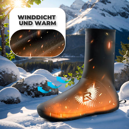 ROCKBROS Winter Warm Überschuhe Wasserabweisend Schuhüberzieher (Fahrrad Überschuhe) kaufen bei Linkreich – Jetzt entdecken!