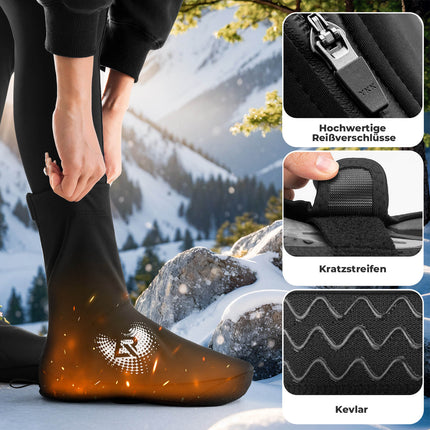 ROCKBROS Winter Warm Überschuhe Wasserabweisend Schuhüberzieher (Fahrrad Überschuhe) kaufen bei Linkreich – Jetzt entdecken!