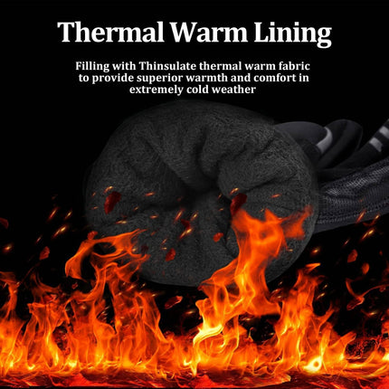 ROCKBROS Winterhandschuhe Fahrradhandschuhe Herren Winddicht M - 2XL (Fahrradhandschuhe) kaufen bei Linkreich – Jetzt entdecken!