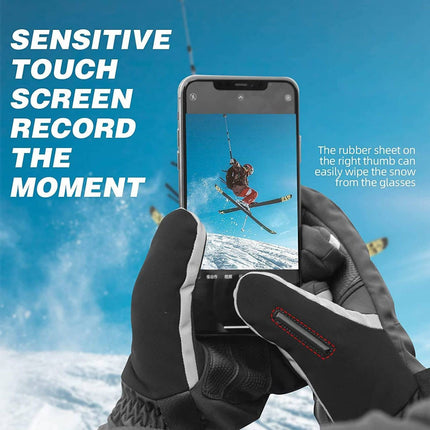 ROCKBROS Winterhandschuhe Fahrradhandschuhe Herren Winddicht M - 2XL (Fahrradhandschuhe) kaufen bei Linkreich – Jetzt entdecken!