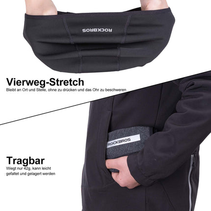 ROCKBROS Wintermütze Warm Strickmütze für Radfahren & Skifahren Schwarz (Fahrrad Mütze) kaufen bei Linkreich – Jetzt entdecken!