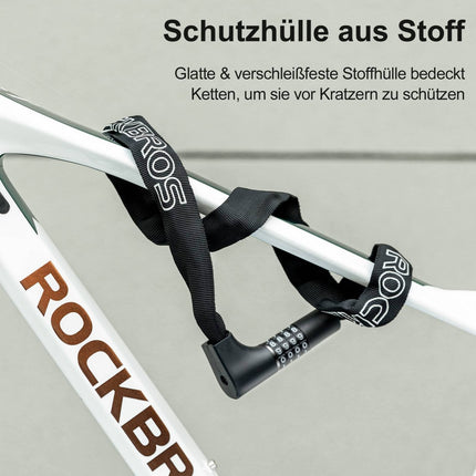 ROCKBROS Zahlenschloss mit 4 - stelligem Zahlencode 96 cm Länge (Fahrradschloss) kaufen bei Linkreich – Jetzt entdecken!