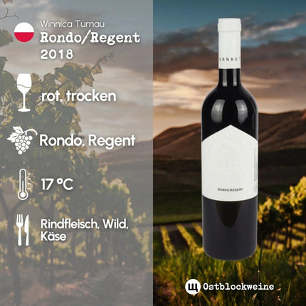 SEO. Rondo/Regent 2021 - Rotwein trocken aus Polen - Winnica Turnau - Linkreich