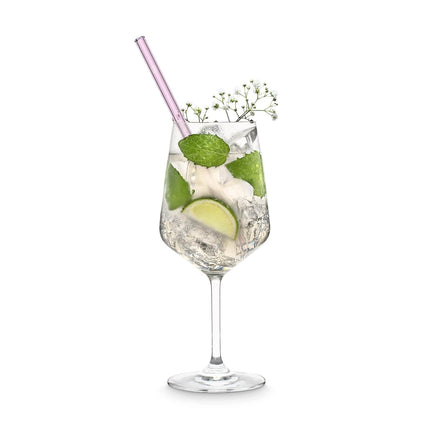 Rosa Glasstrohhalme 6x 20cm Gerade (Glastrinkhalme) kaufen bei Linkreich – Jetzt entdecken!