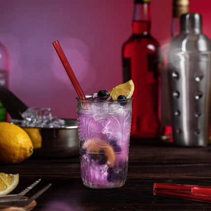 Rote Glasstrohhalme 6x 20cm Gerade (Glastrinkhalme) kaufen bei Linkreich – Jetzt entdecken!