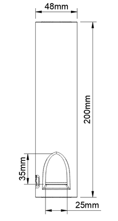 SEO. RTK Halterung für Mammotion ® Luba 2 AWD u. Yuka / M8 Schraubenmontage 200mm Version - Zubehör / Halter - Weiß Linkreich