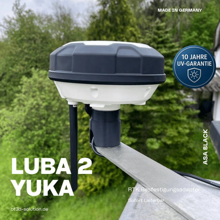 SEO. RTK Halterung für Mammotion ® Luba 2 AWD u. Yuka / M8 Schraubenmontage 55mm Version / Halter - Zubehör - Schwarz Linkreich