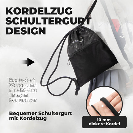 Rucksack mit Kordelzug Turnbeutel Kordelzugbeutel Sportbeutel 9L (Rucksack) kaufen bei Linkreich – Jetzt entdecken!