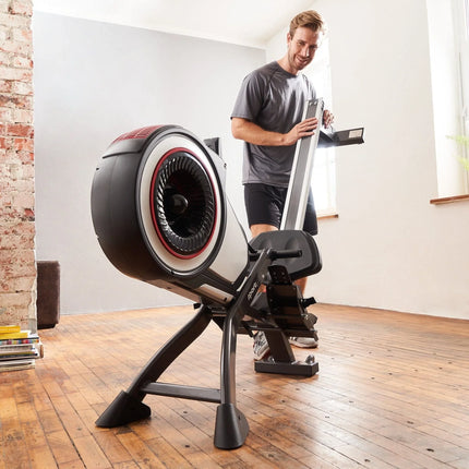 Rudergerät mit Luftwiderstand | klappbar | 8 Widerstandsstufen | schwarz/rot