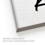 Leinwand (4 cm) / 30 x 20 cm / Ohne Aufhängeset