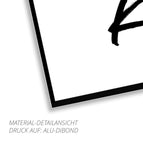 Metall - Alu Dibond (4 mm) / 20 x 20 cm / Ohne Aufhängeset
