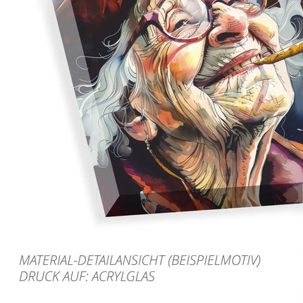SEO. Ruhrpott OMMA - Premiumdruck - Acrylglas (4 mm) Linkreich