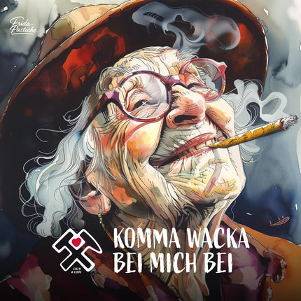 SEO. Ruhrpott OMMA - Premiumdruck - Poster (230 g/m²) Linkreich