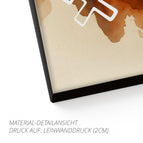 Leinwand (2 cm) / 20 x 20 cm / Ohne Aufhängeset