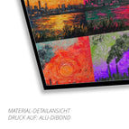 Metall - Alu Dibond (4 mm) / 20 x 20 cm / Ohne Aufhängeset
