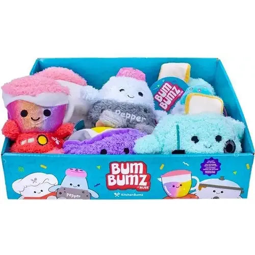 Russ BumBumz Kitchen Bumz Plüsch – 9er Display | Lustige Food Plüschfiguren