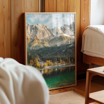 Eibsee Lake Wall Art – Bavarian Alps Photography Print
