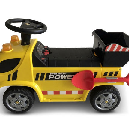 Kinder-Rutschauto Baustellenfahrzeug