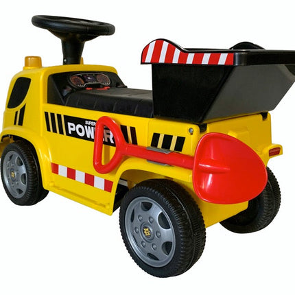 Kinder-Rutschauto Baustellenfahrzeug