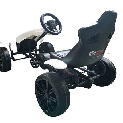 Kinder Pedal Go-Kart GK320 Weiß