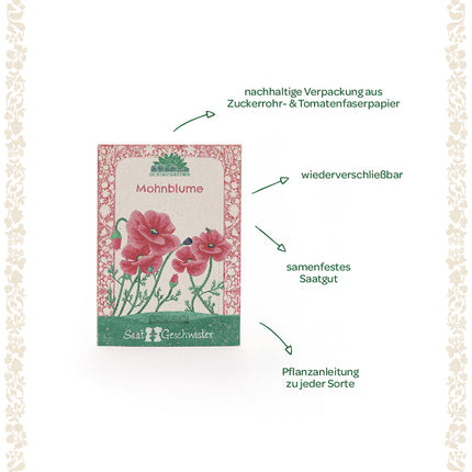 Saatgut Mohnblume