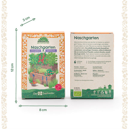 BIO-Saatgut-Set "Naschgarten"