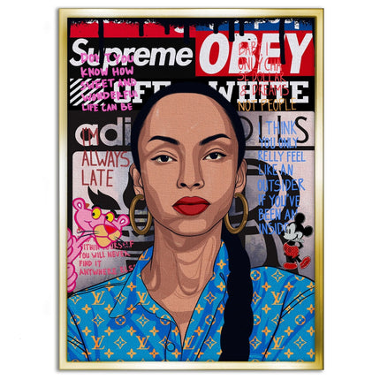 Sade Adu - Leinwandbild Pop Art (Canvas) kaufen bei Linkreich – Jetzt entdecken!