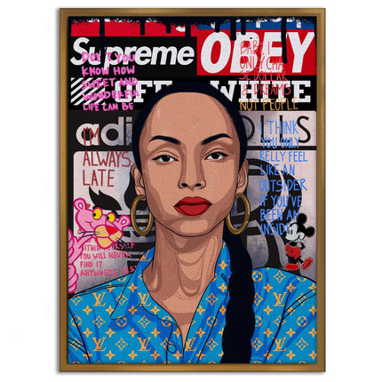 Sade Adu - Leinwandbild Pop Art (Canvas) kaufen bei Linkreich – Jetzt entdecken!