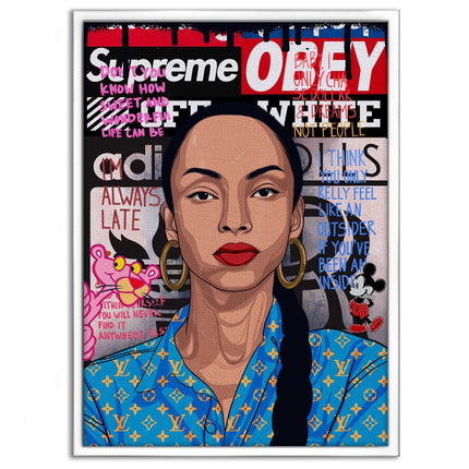 Sade Adu - Leinwandbild Pop Art (Canvas) kaufen bei Linkreich – Jetzt entdecken!