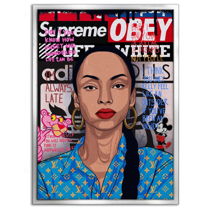 Sade Adu - Leinwandbild Pop Art (Canvas) kaufen bei Linkreich – Jetzt entdecken!