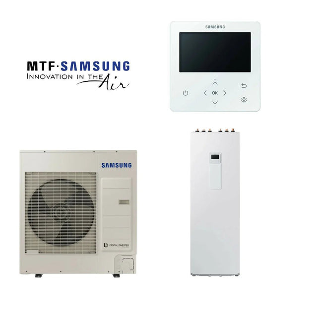 Samsung Paket Split 9 KW,3Phasig incl. Split-HUB 260 Liter, Touch Fernb. - Linkreich
