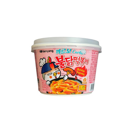 SEO. Samyang Buldak Carbonara Hot Chicken Topokki Reiskuchen 179g - Linkreich