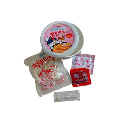 SEO. Samyang Buldak Carbonara Hot Chicken Topokki Reiskuchen 179g - Linkreich