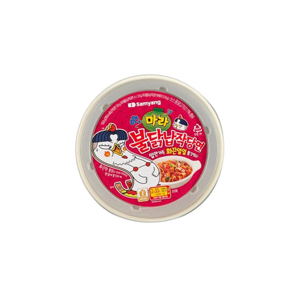 SEO. Samyang Buldak Dangmyeon Mala Spicy Topokki Reiskuchen Nudeln 155g - Linkreich