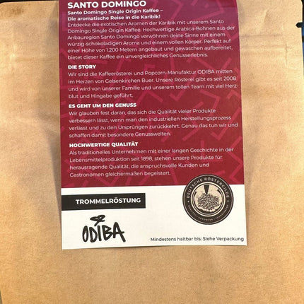SEO. Santo Domingo Kaffebohne 250g - Linkreich