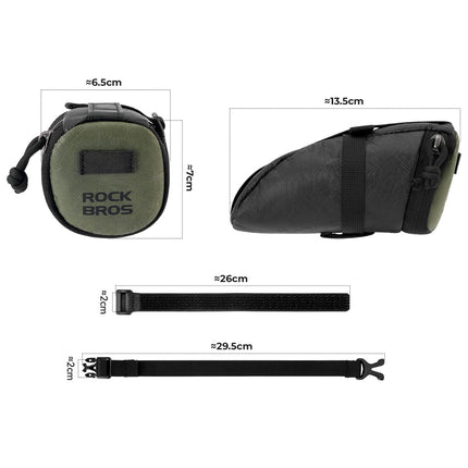 Satteltasche Wasserabweisend Kompakt 0.2L (Fahrradtaschen) kaufen bei Linkreich – Jetzt entdecken!