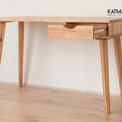 SEO. Savona Massivholz Eichentisch Schreibtisch 120cm - Linkreich