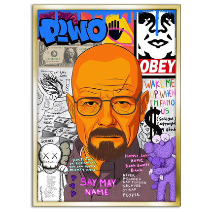 Say my Name Walter - Leinwandbild Pop Art (Canvas) kaufen bei Linkreich – Jetzt entdecken!