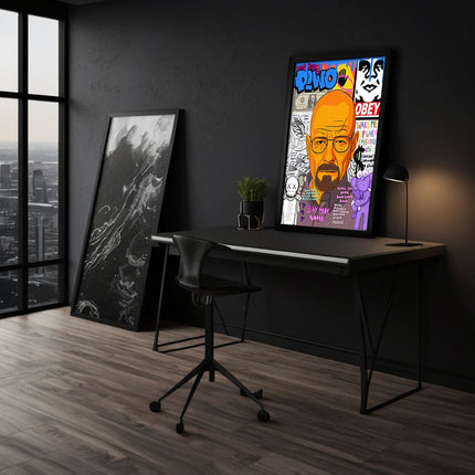 Say my Name Walter - Leinwandbild Pop Art (Canvas) kaufen bei Linkreich – Jetzt entdecken!