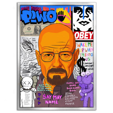 Say my Name Walter - Leinwandbild Pop Art (Canvas) kaufen bei Linkreich – Jetzt entdecken!