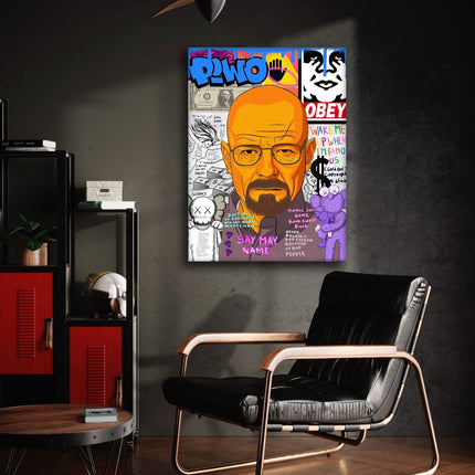 Say my Name Walter - Leinwandbild Pop Art (Canvas) kaufen bei Linkreich – Jetzt entdecken!