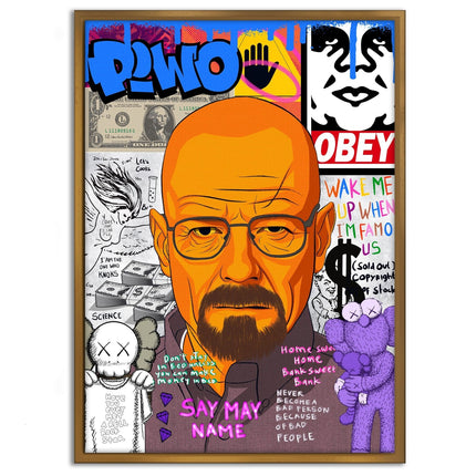 Say my Name Walter - Leinwandbild Pop Art (Canvas) kaufen bei Linkreich – Jetzt entdecken!