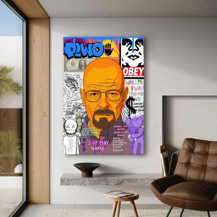 Say my Name Walter - Leinwandbild Pop Art (Canvas) kaufen bei Linkreich – Jetzt entdecken!