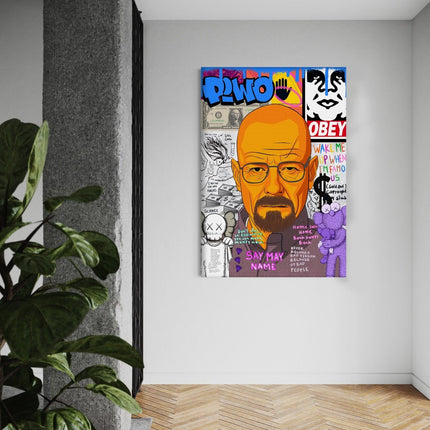Say my Name Walter - Leinwandbild Pop Art (Canvas) kaufen bei Linkreich – Jetzt entdecken!