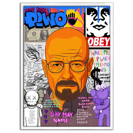 Say my Name Walter - Leinwandbild Pop Art (Canvas) kaufen bei Linkreich – Jetzt entdecken!