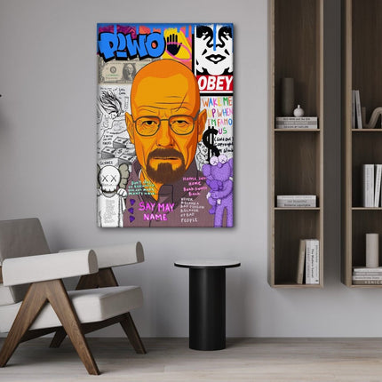 Say my Name Walter - Leinwandbild Pop Art (Canvas) kaufen bei Linkreich – Jetzt entdecken!