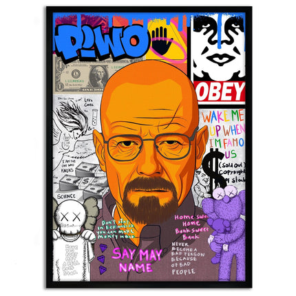 Say my Name Walter - Leinwandbild Pop Art (Canvas) kaufen bei Linkreich – Jetzt entdecken!