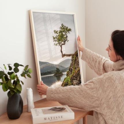 Lone Tree at Derwentwater – Lake District Wall Art Print